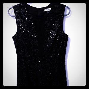 Cynthia Rowley Black Sparkly Dress
